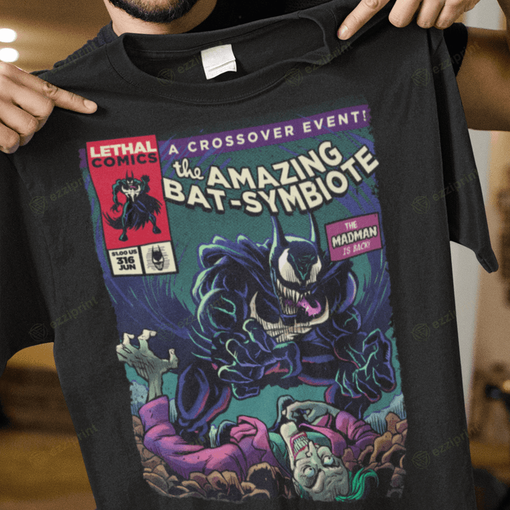 Bat-Symbiote Batman Venom Spider-Man Mashup T-Shirt