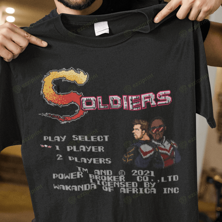 Soldier America Marvel Characters T-Shirt