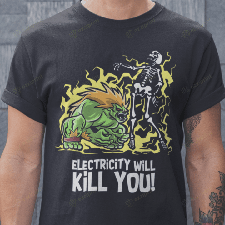 Electricity Blanka Street Fighter T-Shirt