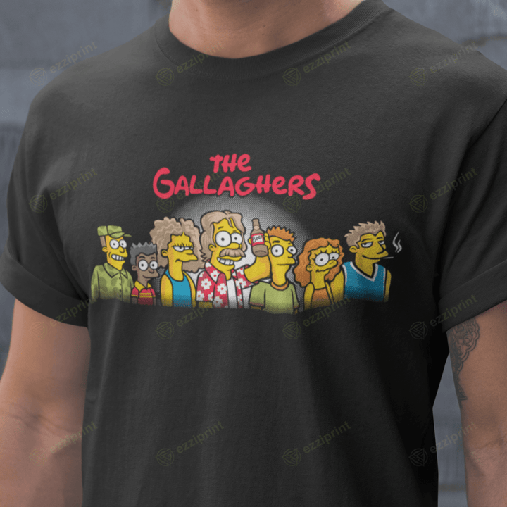 The Gallaghers The Simpsons T-Shirt