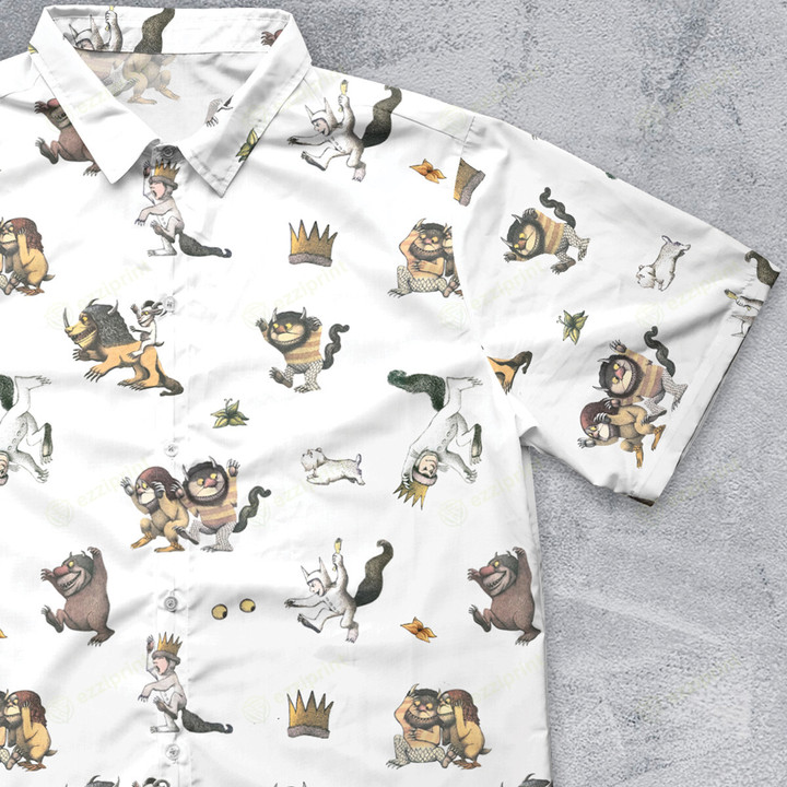 Where the Wild Things Are Character Seamless Button Down Shirt