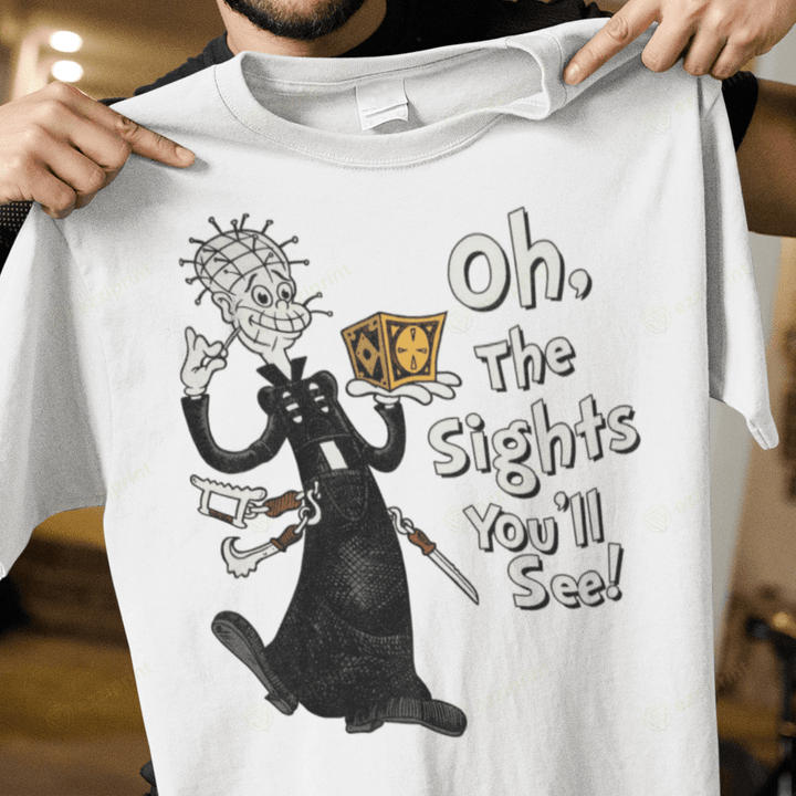 The Sights You’ll See Horror T-Shirt