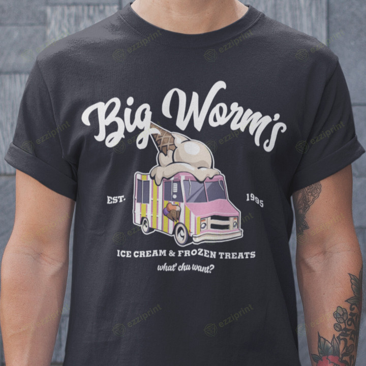 Big Worm Ice Cream Friday Movie T-Shirt