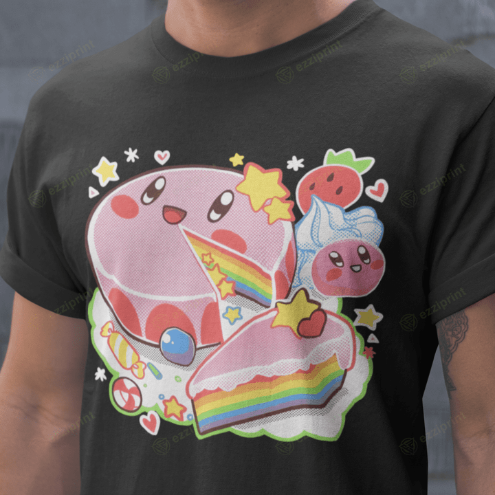 Kirby Cake Kirby Super Mario T-Shirt