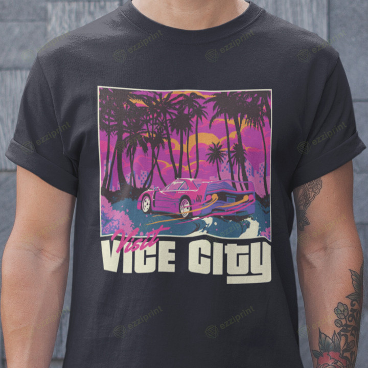 Visit Vice City GTA Video Game T-Shirt