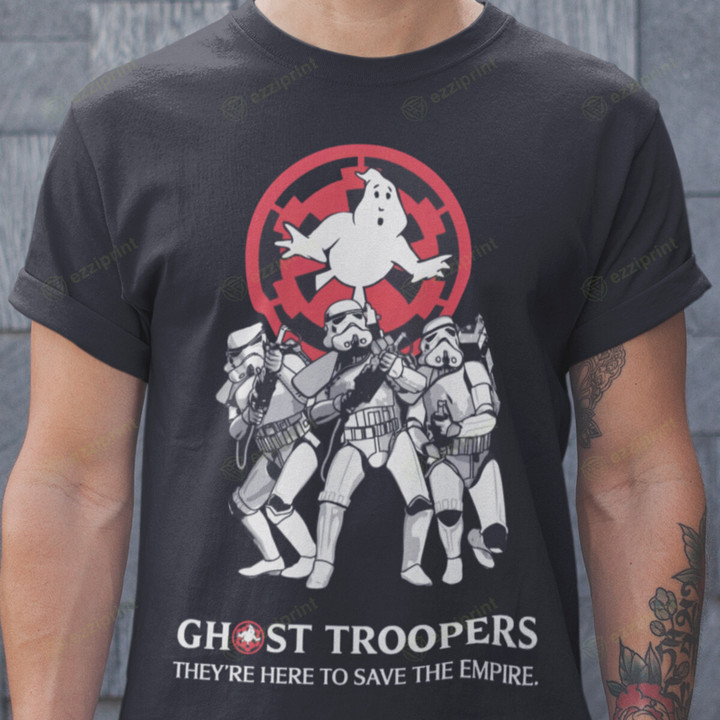 Ghost Troopers Ghostbusters Stormtrooper Star Wars Mashup T-Shirt
