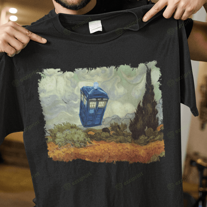 Flying Call Box Doctor Who T-Shirt