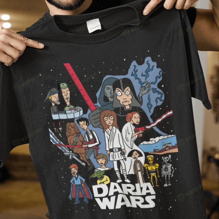 Daria Wars Daria Star Wars Mashup T-Shirt
