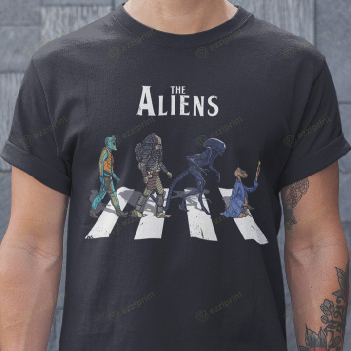 The Aliens Abbey Road Alien T-Shirt