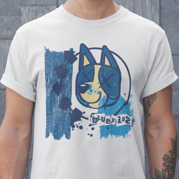 Bluey-182 Blink-182 Bluey Mashup T-Shirt