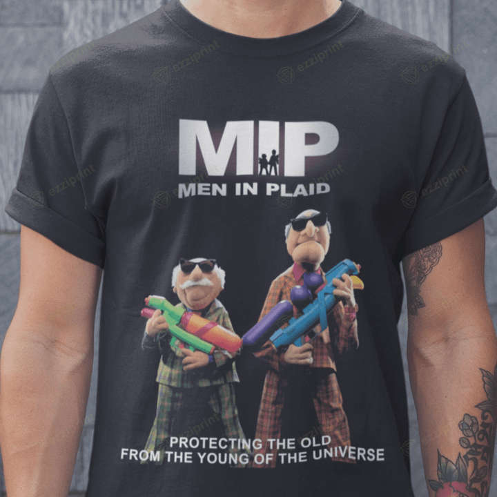 Men In Plaid Men in Black The Muppets Mashup T-Shirt