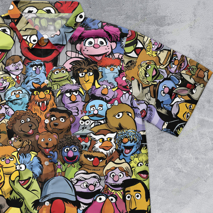 All Muppets Characters Are Here Button Down Shirt