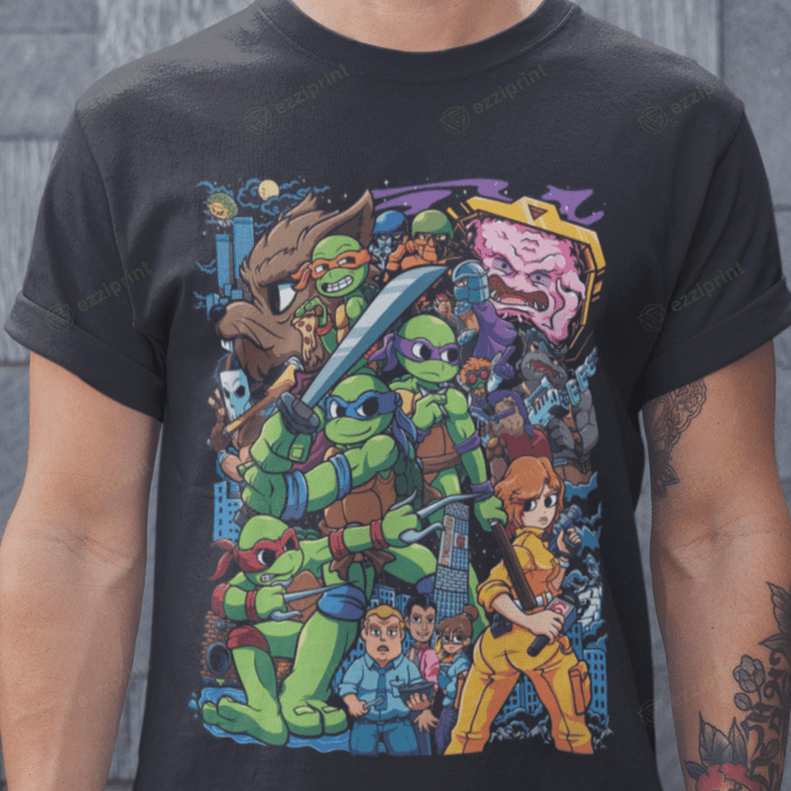 Tmnt vs The world Teenage Mutant Ninja Turtles T-Shirt