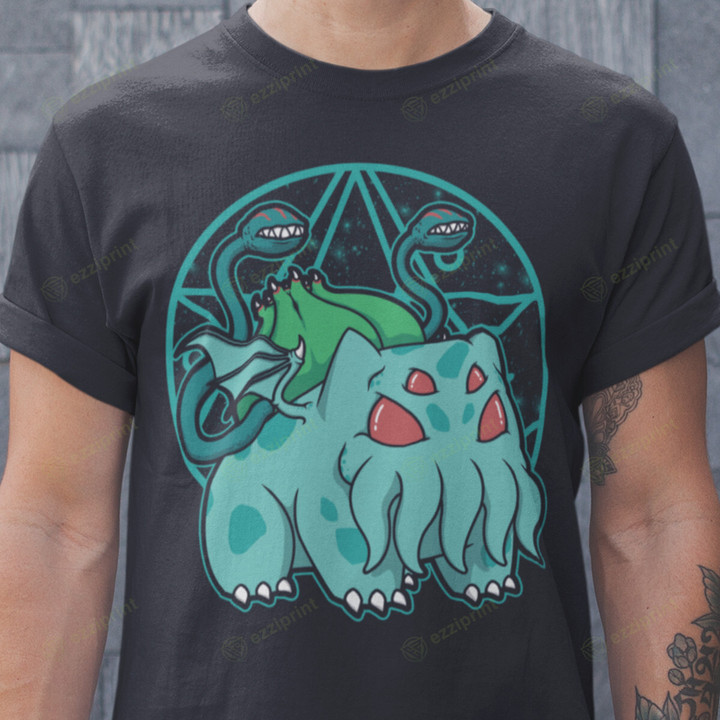 Bulbathulhu Cthulhu Bulbasaur Pokemon Mashup T-Shirt
