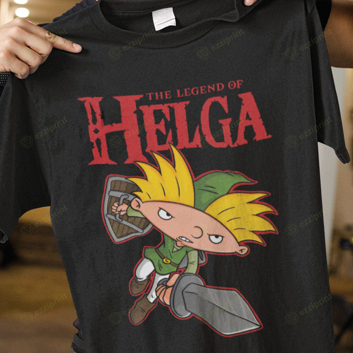 The Legend Of Helga The Legend of Zelda Hey Arnold! Mashup T-Shirt