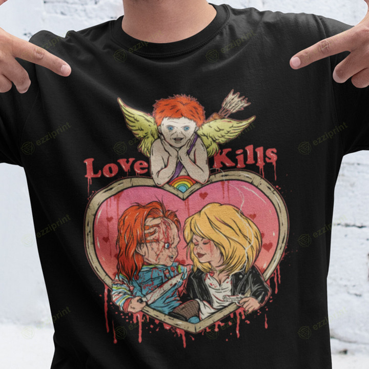Love Kills Bride of Chucky Horror T-Shirt