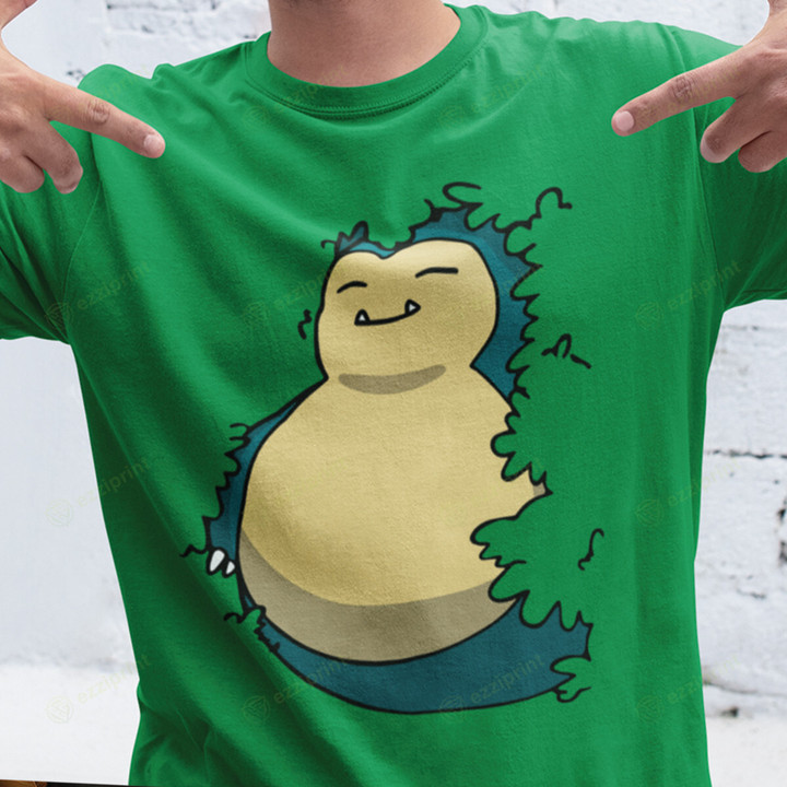 Hideaway Snorlax Pokemon T-Shirt
