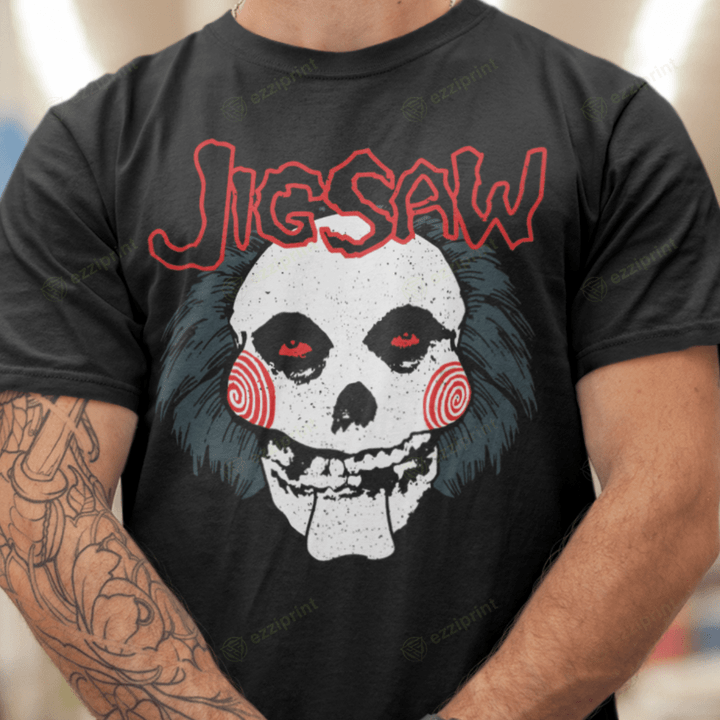 Jigsaw Misfits Saw Horror T-Shirt