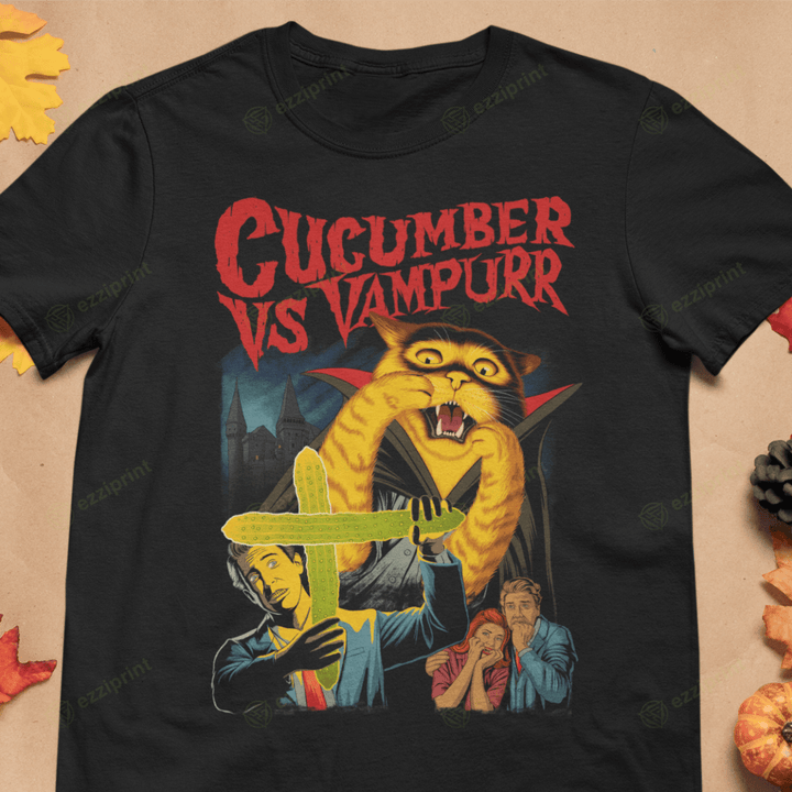 Cucumber vs Vampurr Cat T-Shirt