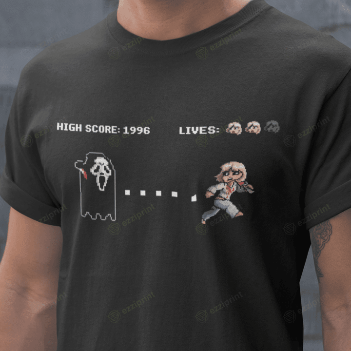 Ghostface Pac-Man Horror T-Shirt