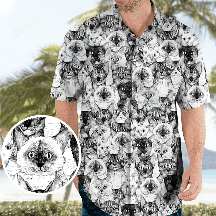 Just Cats Hawaiian Shirt