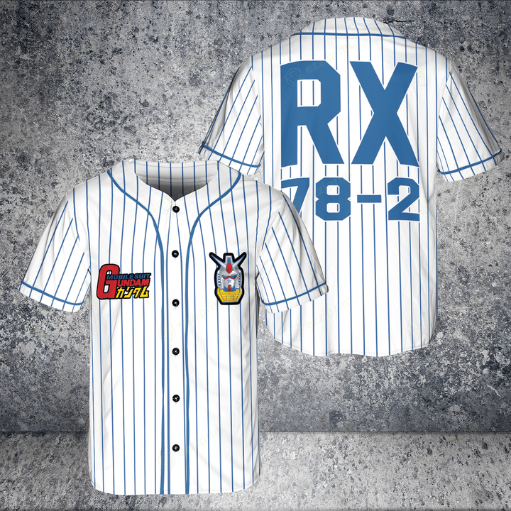 Mobile Suit Gundam RX78-2 Baseball Jersey