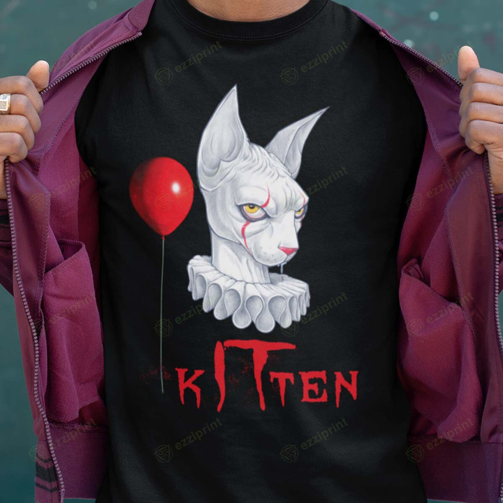 Kitten Sphynx Cat IT Movie Cat Horror T-shirt