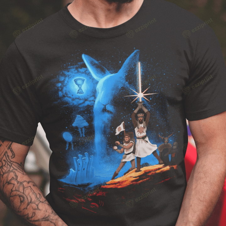 Grail Wars Monty Python Star Wars Mashup T-shirt
