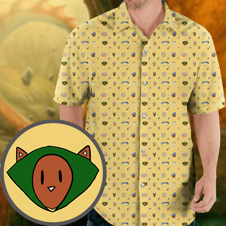 Cat DND Classes Pattern Hawaiian Shirt
