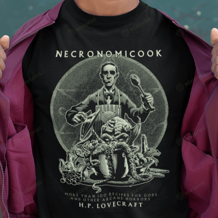 Necronomicook Chef Lovecraft Cthulhu T-Shirt