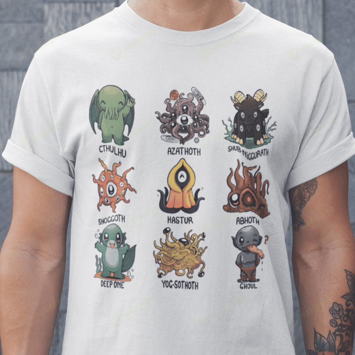 Lovecraft Demons Lovecraft Character T-Shirt
