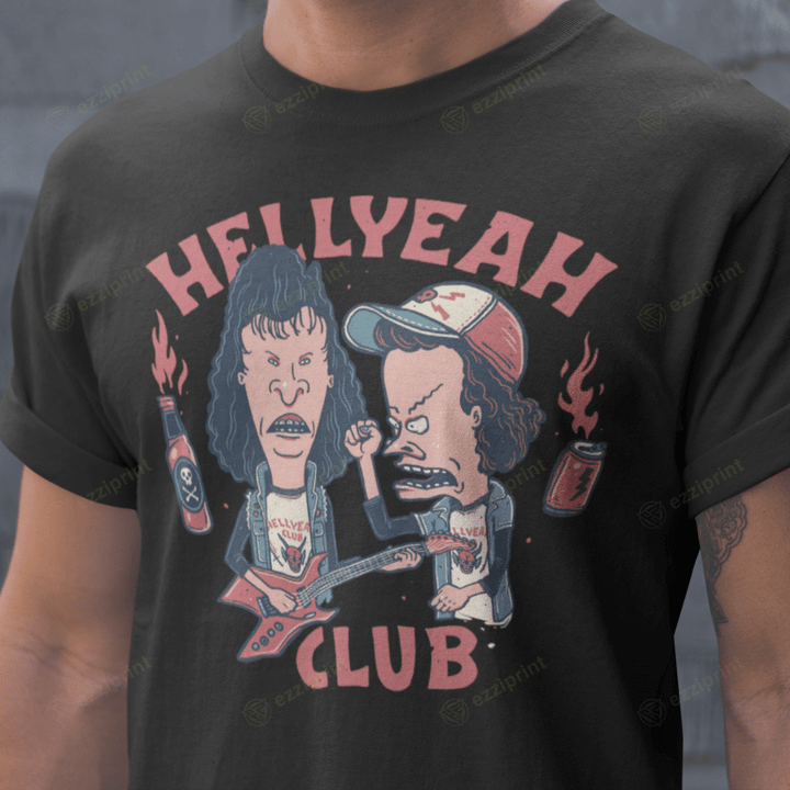 HellYeah Club Eddie And Dustin Stranger Things Butthead and Beavis T-Shirt