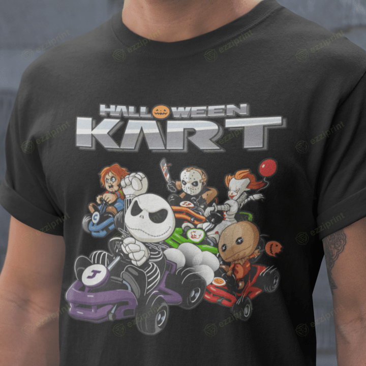Halloween Kart Mario Kart Horror Character Mashup T-Shirt
