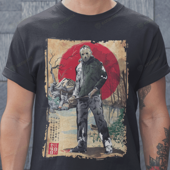 Jason In Japan Jason Voorhees Friday the 13th Horror T-Shirt