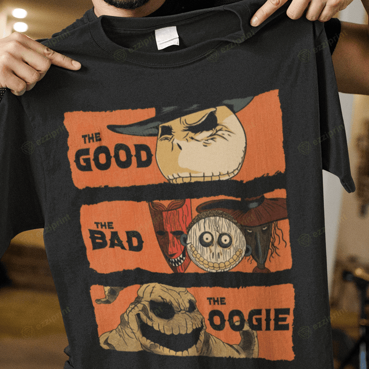 Good. Bad. Oogie The Good, The Bad And The Ugly Oogie Boogie Kingdom Hearts Mashup T-Shirt