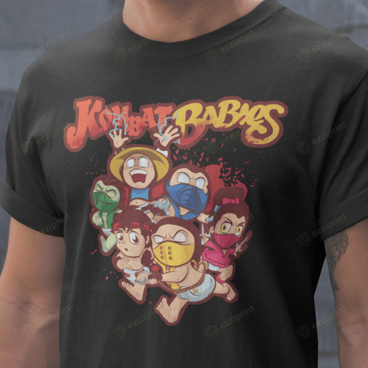 Kombat Babies Muppet Babies Mortal Kombat Mashup T-Shirt