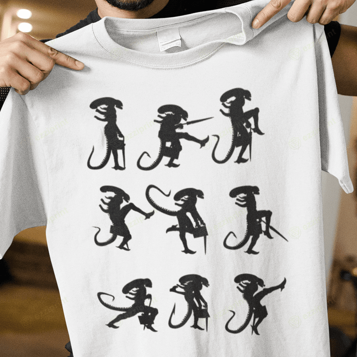 Alien Silly Walk Alien Xenomorph T-Shirt