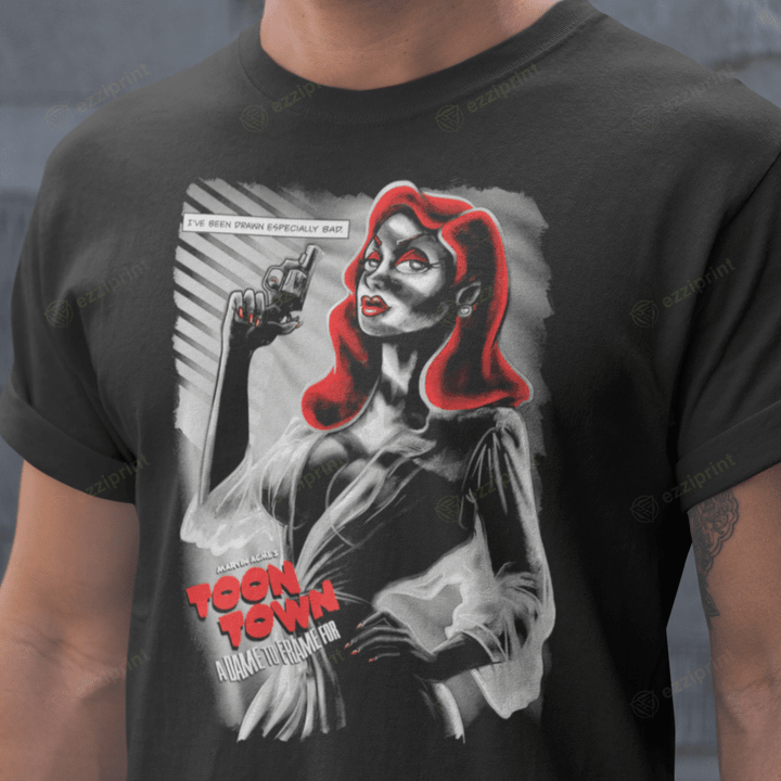 Toon Town Who Framed Roger Rabbit Sin City Mashup T-Shirt