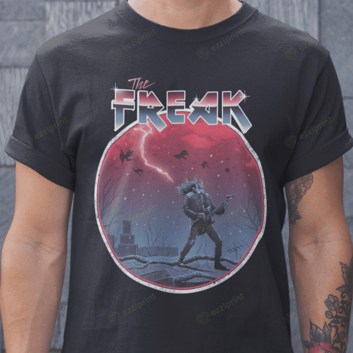 The Freak Iron Maiden Eddie Munson Stranger Things Mashup T-Shirt