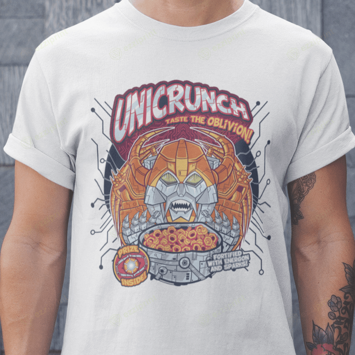 Unicrunch Cereal Energon Transformers Mashup T-Shirt