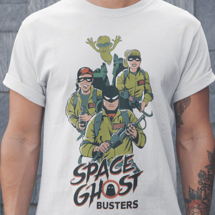 Space Ghost Ghostbuster Spaceghost Coast to Coast Mashup T-Shirt