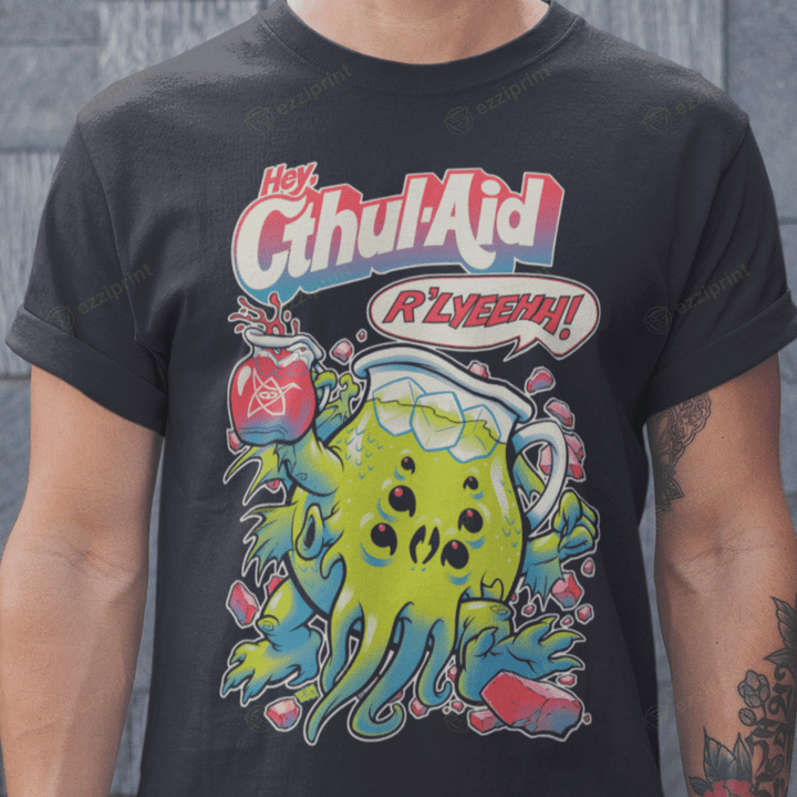 Cthul-aid Kool-Aid Man Cthulhu Mashup T-Shirt