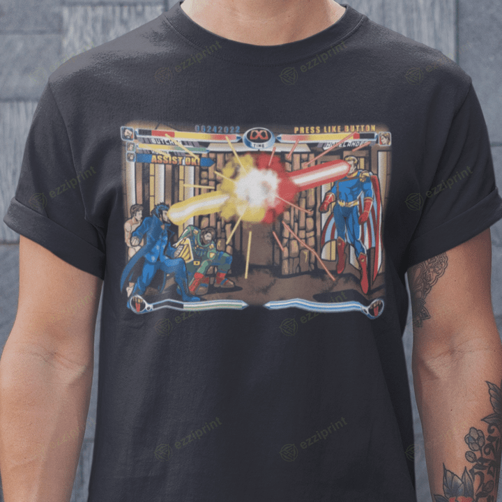 Boys Fight Marvel vs. Capcom 2: New Age of Heroes The Boys Mashup T-Shirt