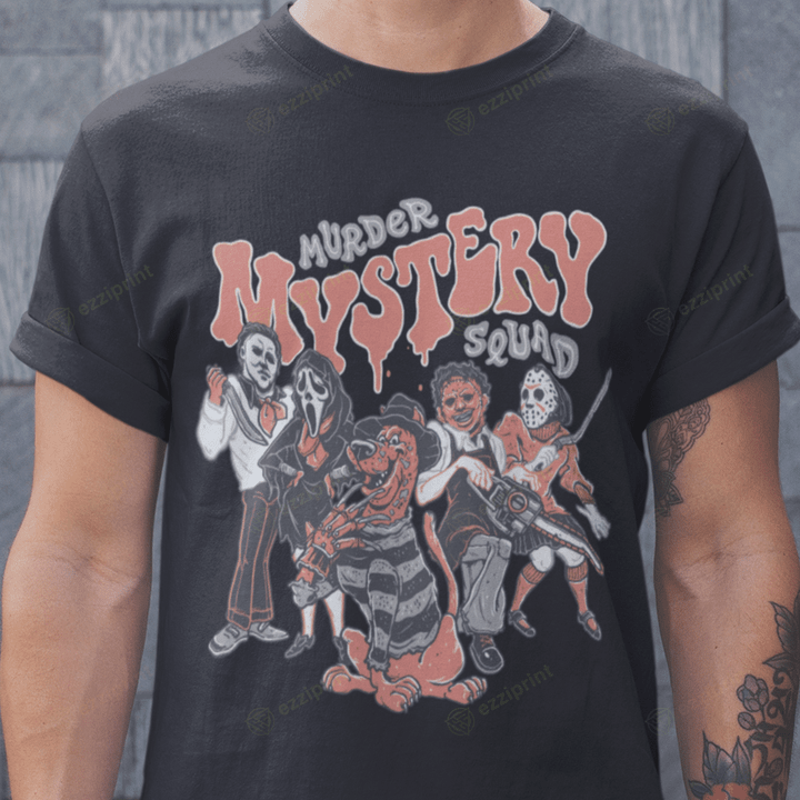 Murder Mystery Squad Mystery Inc. Scooby-Doo Horror Character T-Shirt