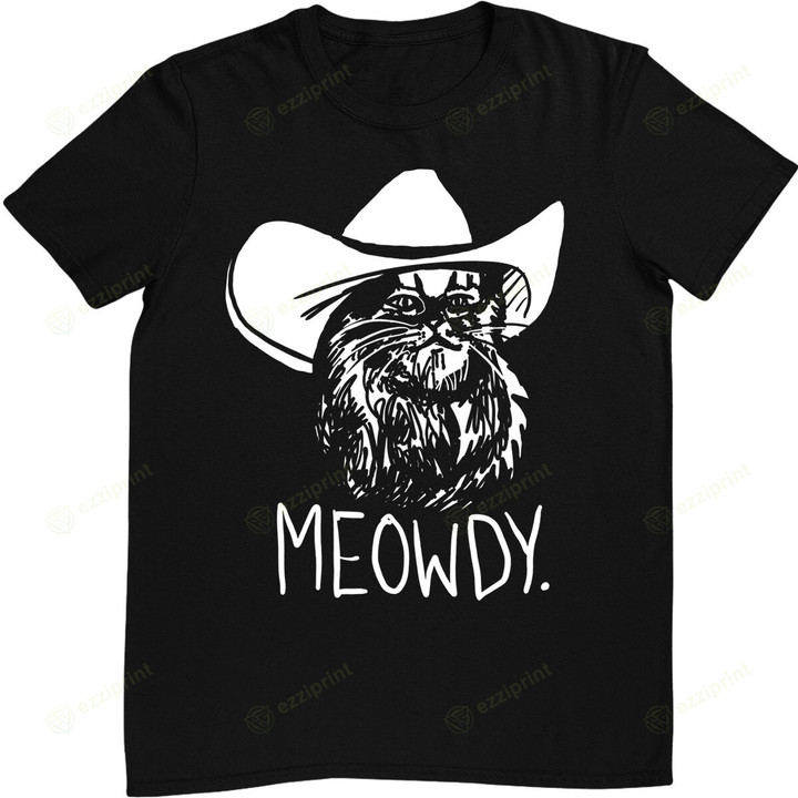 Meowdy Texas Cat Meme T-Shirt