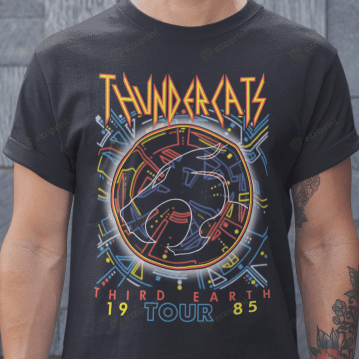 Third Earth Tour Def Leppard ThunderCats Mashup T-Shirt