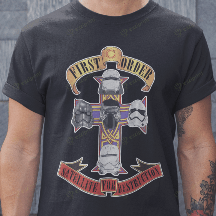 First Order Guns N Roses Appetite for Destruction Star Wars Mashup T-Shirt