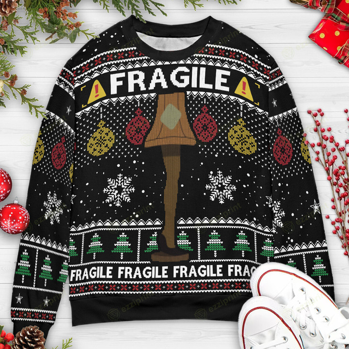 Fragile Leg Lamp A Christmas Story Sweater
