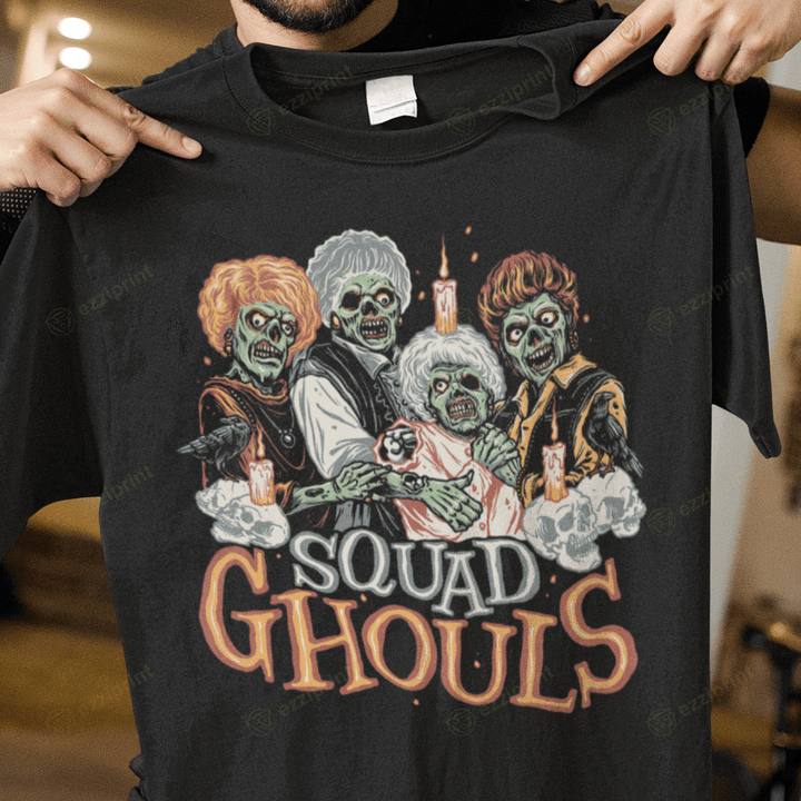Squad Ghouls Golden Girls Zombie Horror T-Shirt