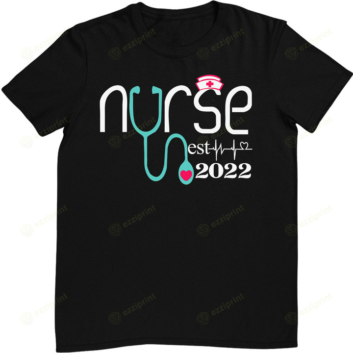 Nurse est 2022 rn nursing school graduation graduate T-Shirt